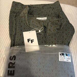 Fore Fathers 1/4 Zip Pullover Mens XL Duck Deer Hunting Print 🦆 🦌 | NWT